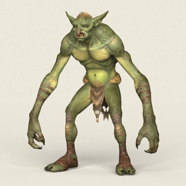 game ready goblin 3D Model .c4d .max .obj .3ds .fbx .stl .blend