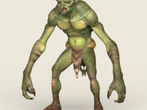 game ready goblin 3D Модель