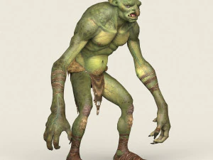 game ready goblin 3D Model
