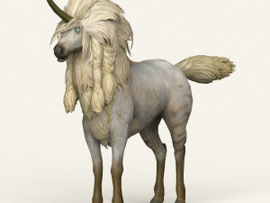 game ready unicorn 3D Model