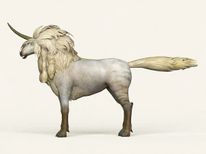 game ready unicorn 3D Model