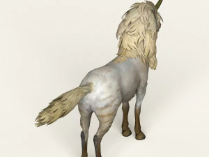 game ready unicorn 3D Model