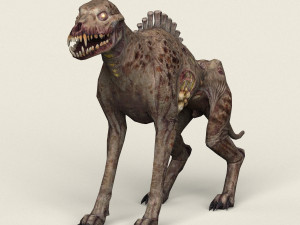 game ready ghost wolf 3D Model