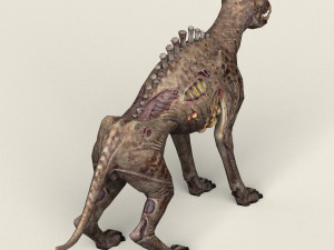 game ready ghost wolf 3Dモデル