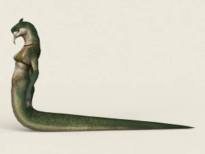 game ready fantasy female cobra 3D Model