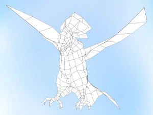 fantazja papuga Model 3D