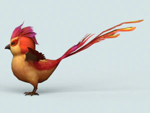 fantasy love bird 3D Model