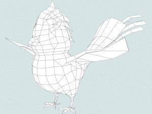 fantasy love bird Modello 3D