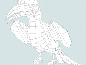 fantasy toucan bird 3D 模型