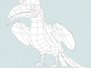 fantasy toucan bird 3D Model