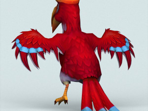 fantasy toucan bird 3D 模型