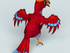 fantasy toucan bird 3D 模型
