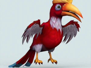 fantasy toucan bird 3D Model