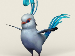 fantasy singing bird 3D Model