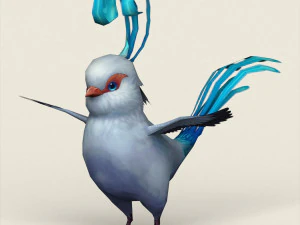 fantazja śpiewającego ptaka Model 3D