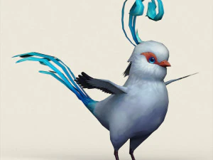 fantasy singing bird 3D Model