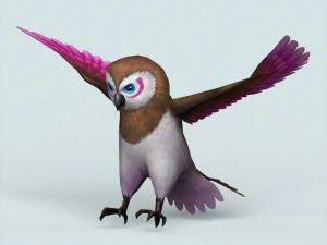 fantezi baykuş 3D Model