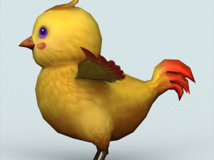 fantasy baby bird Modelo 3D
