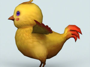 passarinho fantasia Modelo 3D