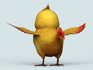 fantasy baby bird Modelo 3D