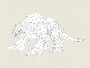 fantasy monster animal 3D Model