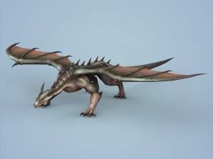 fantasy monster dragon 3D 模型