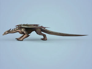 fantasy monster dragon Model 3D