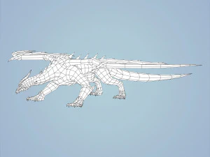 fantasy monster dragon 3D Model