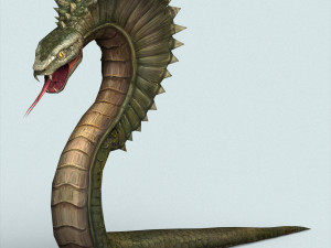 fantasy monster python 3D Model