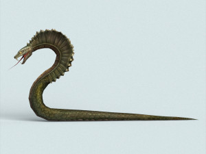 fantasy monster python 3D-Modell