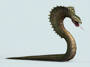 fantasy monster python 3D Model