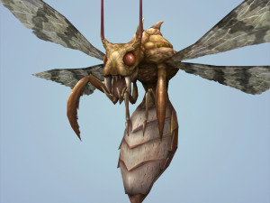 fantasy monster bee Modèle 3D
