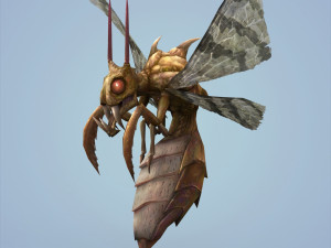 fantasy monster bee Modèle 3D