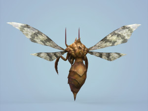 fantasy monster bee Modèle 3D
