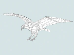 game ready eagle 3D Model