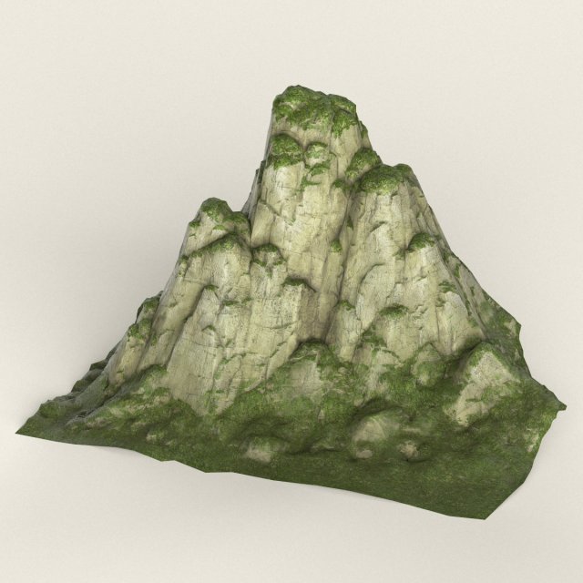 game ready low poly mountain 01 3D मॉडल .c4d .max .obj .3ds .fbx .stl .blend 