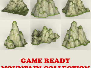 game ready mountain collection 3D Модель