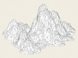 game ready mountain collection 3D Model