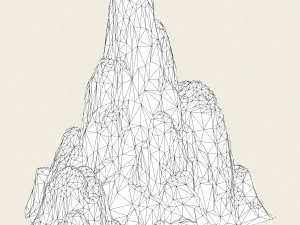 game ready mountain collection 3D Model
