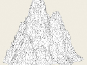 game ready mountain collection 3D 模型