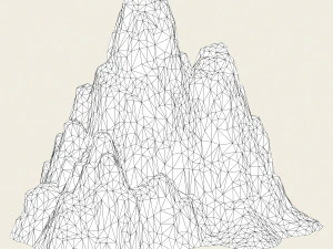 game ready mountain collection 3D Model