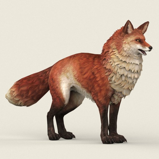Simulation Static Solid Wild Animal Model Red Fox Little Fox - Temu