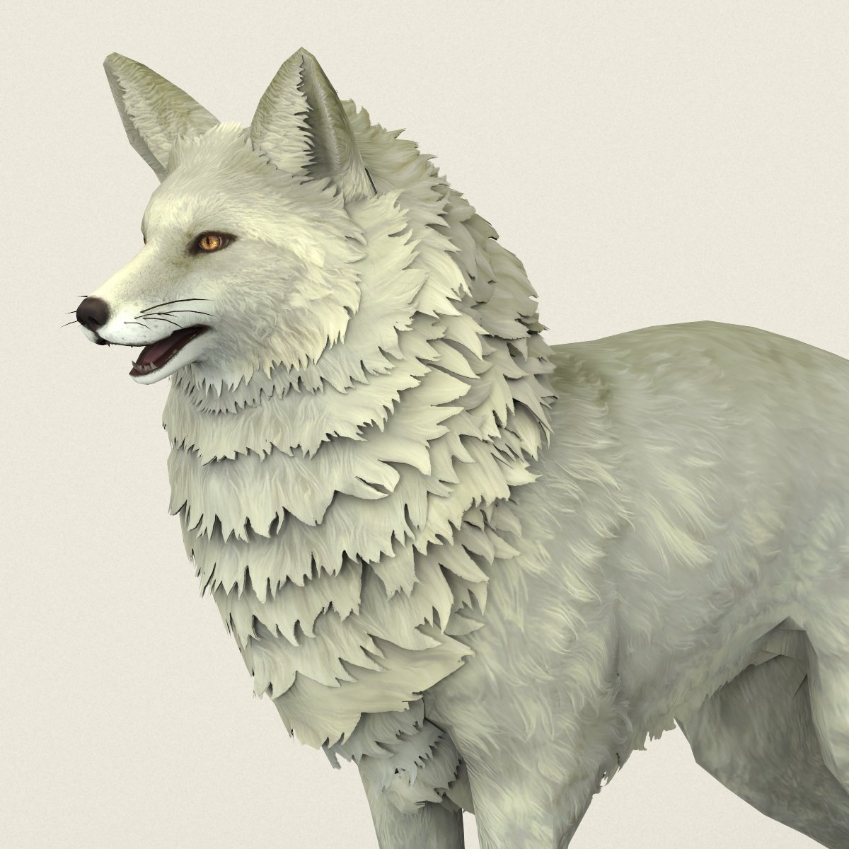 Fox 3d model