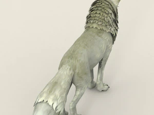game ready white fox 3D Model