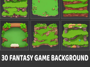 30 Fantasy Game Backgrounds CG टेक्स्चर्स