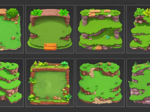 30 Fantasy Game Backgrounds CG Textures