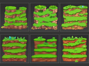 30 Fantasy Game Backgrounds CG Textures