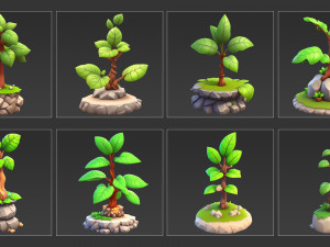 30 Fantasy Plants Game Asset CG Dokuları