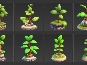30 Fantasy Plants Game Asset CG Textures