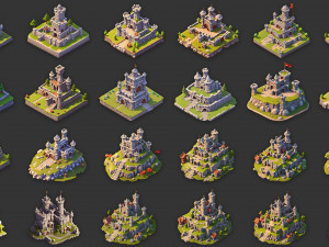100 Fantasy Medieval Castle And Fort Game Asset CG Textures